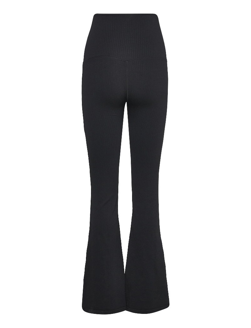 aim´n - Ribbed Seamless Flare Maternity Tights - gravidstights - black - 2