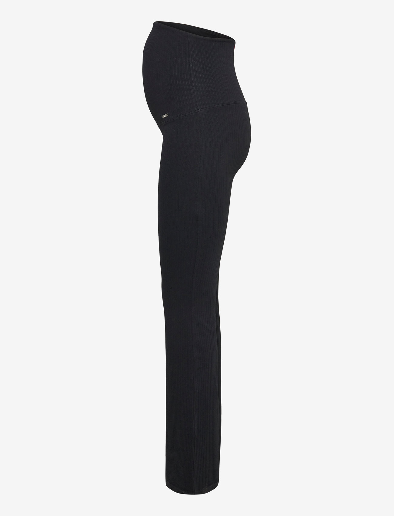 aim´n - Ribbed Seamless Flare Maternity Tights - gravidstights - black - 3