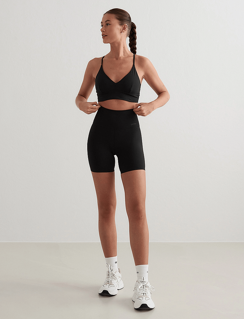 aim´n - Sense Midi Biker Shorts - cykelshorts - black - 0