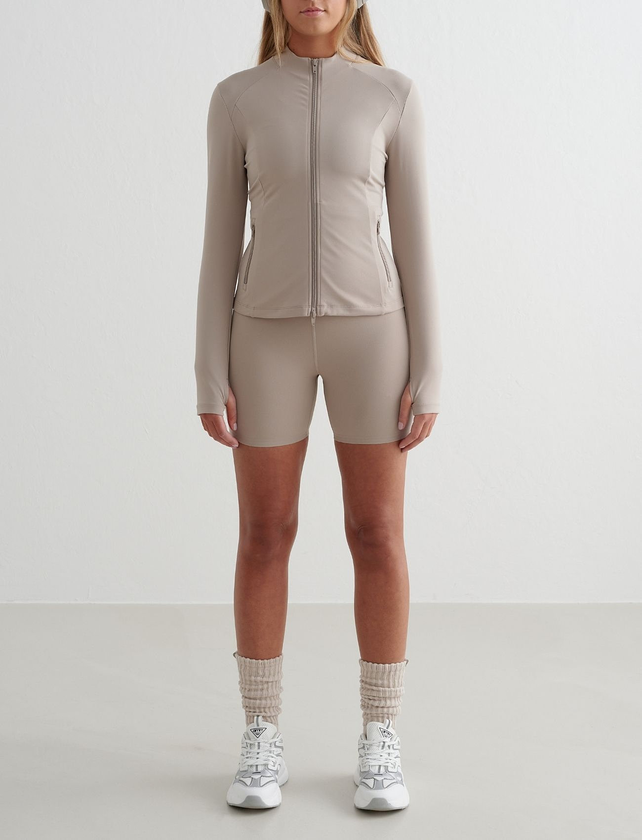 aim´n - Sense Midi Biker Shorts - korta tights - dark clay - 0