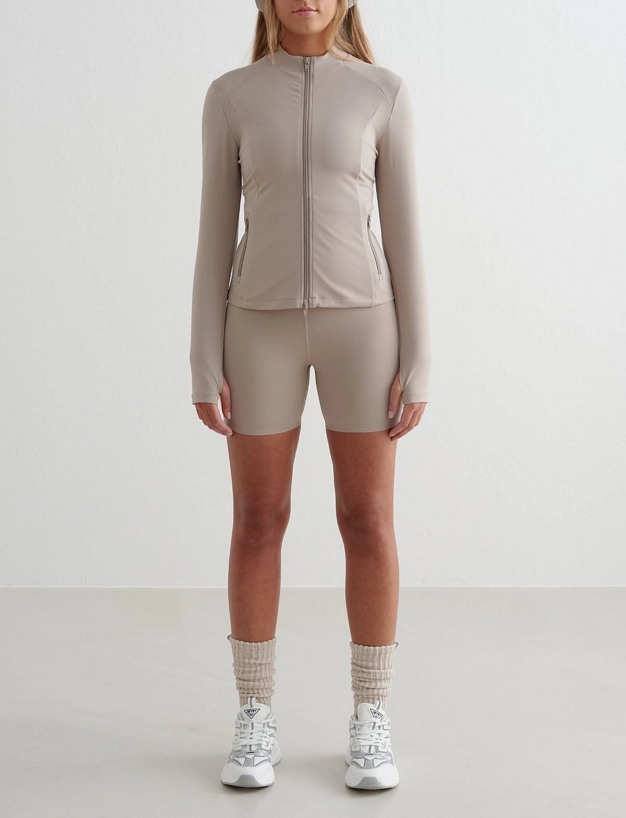 aim´n - Sense Midi Biker Shorts - training tights - dark clay - 0