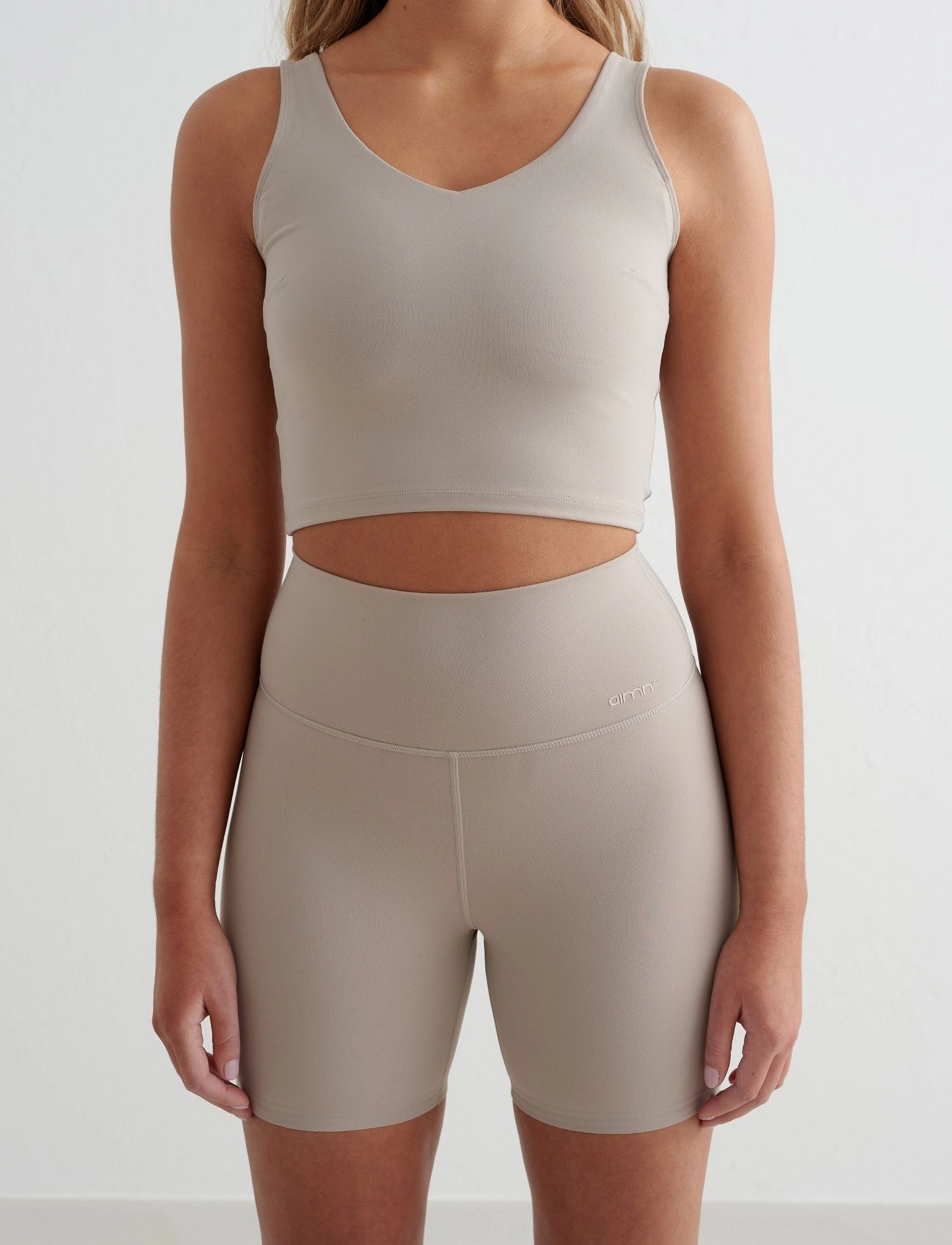 aim´n - Sense Midi Biker Shorts - shorts - dark clay - 5