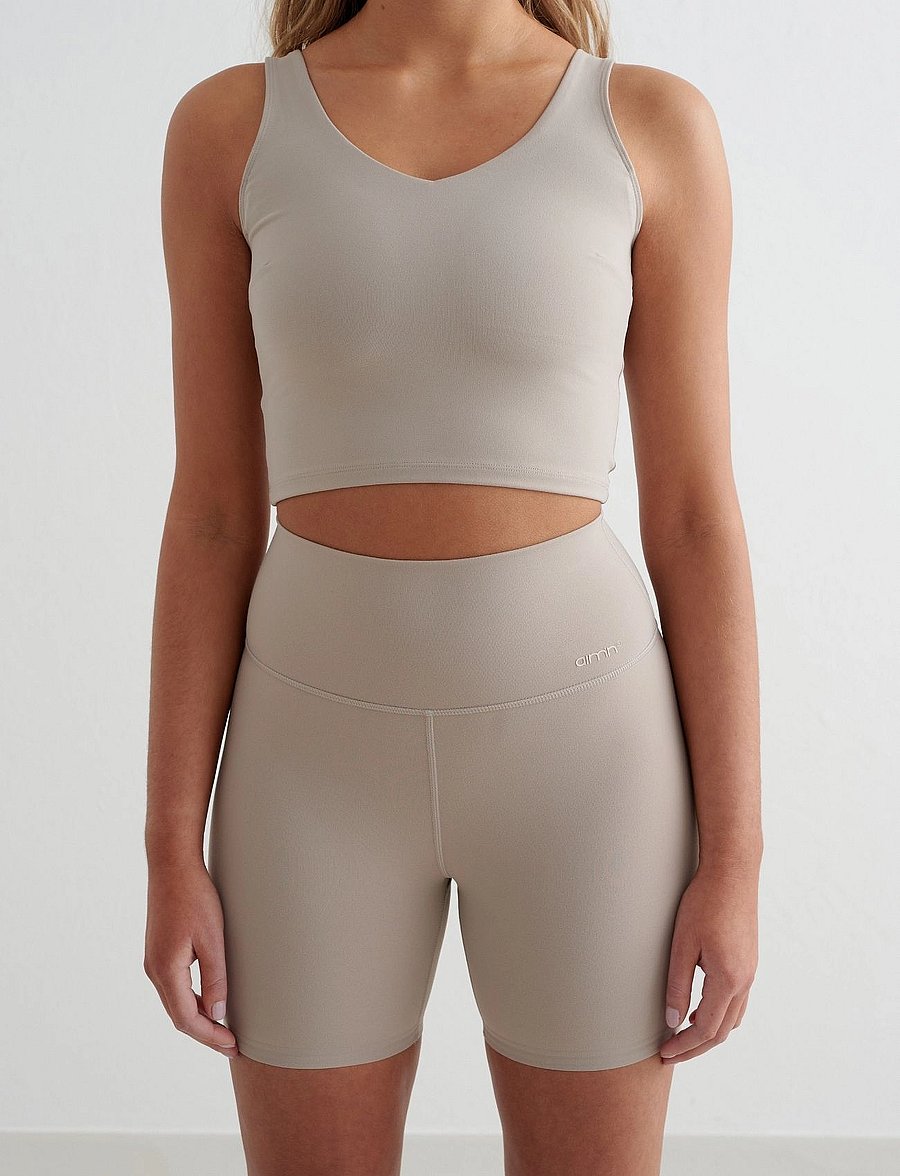 aim´n - Sense Midi Biker Shorts - training tights - dark clay - 5