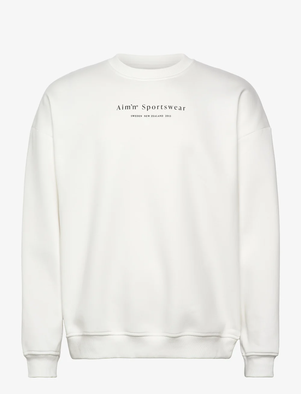 aim´n - Serif Sweatshirt - overdele - off white - 1