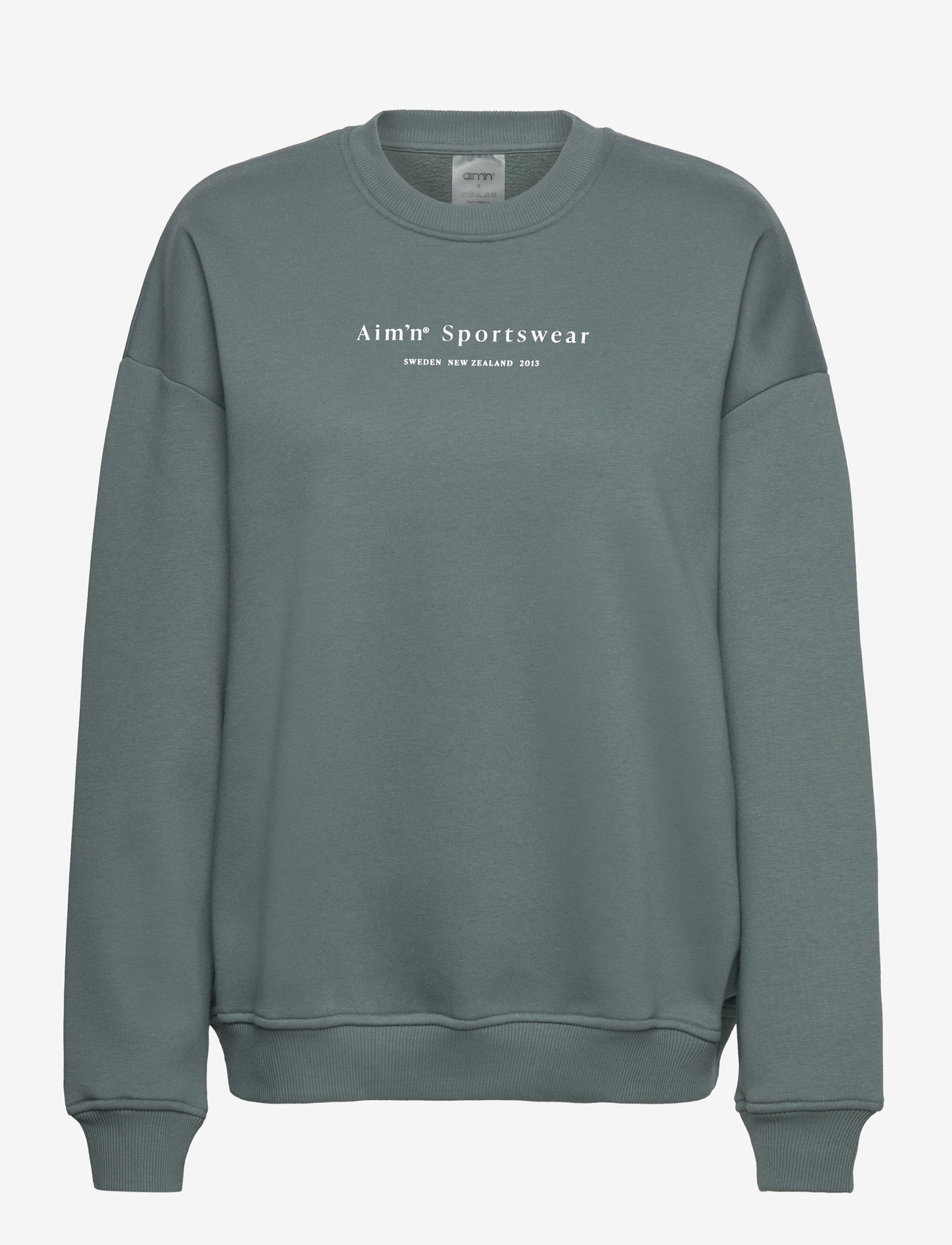 aim´n - Serif Sweatshirt - overdele - sage - 1