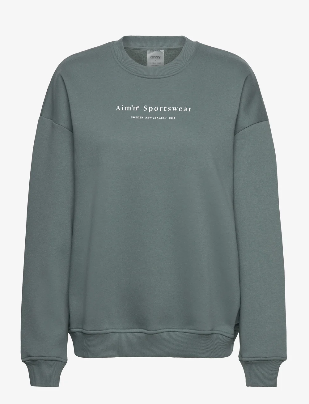 aim´n - Serif Sweatshirt - dressipluusid - sage - 1