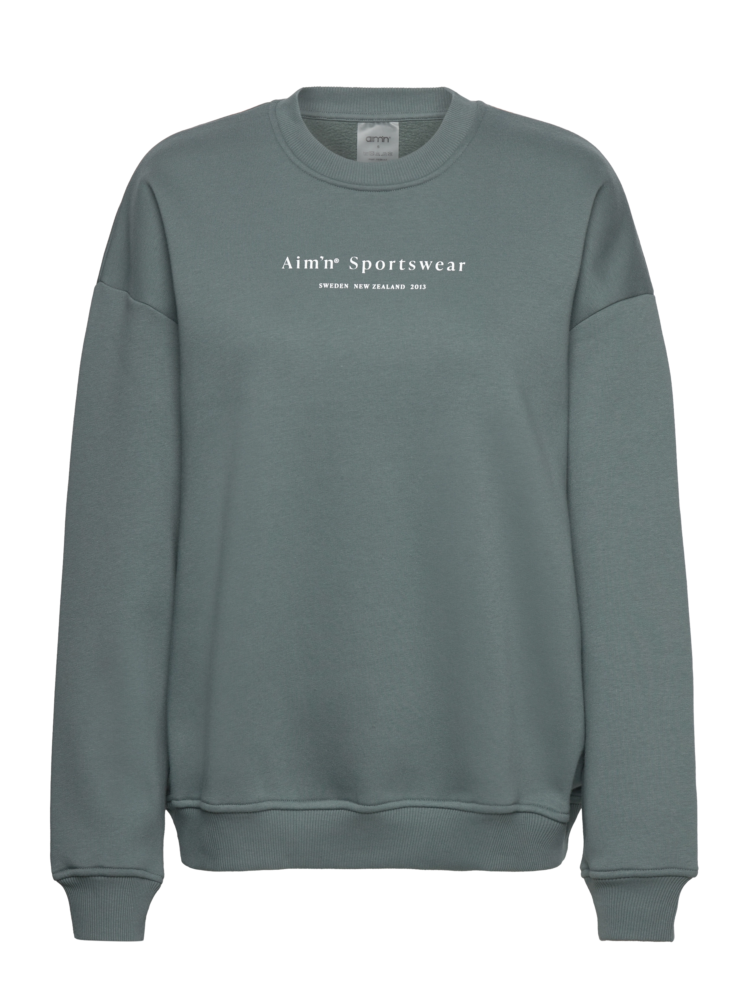 aim´n Serif Sweatshirt - Sweatshirts - SAGE / green