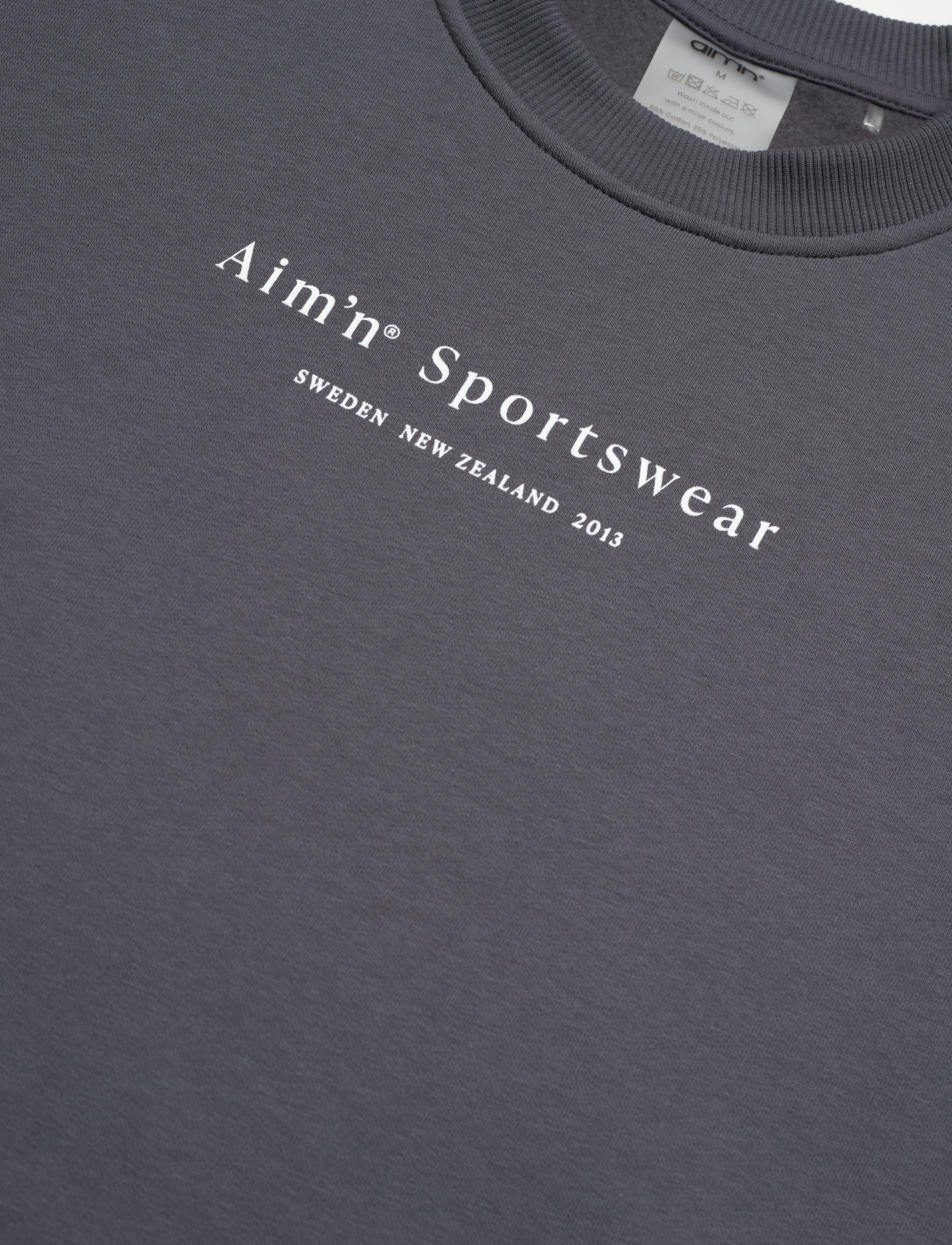 aim´n - Serif Sweatshirt - oberteile - shadow grey - 5