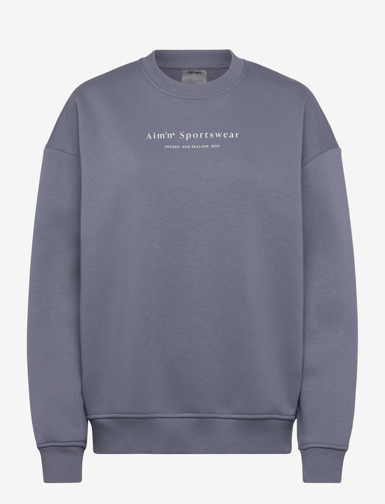 aim´n - Serif Sweatshirt - Överdelar - storm blue - 1