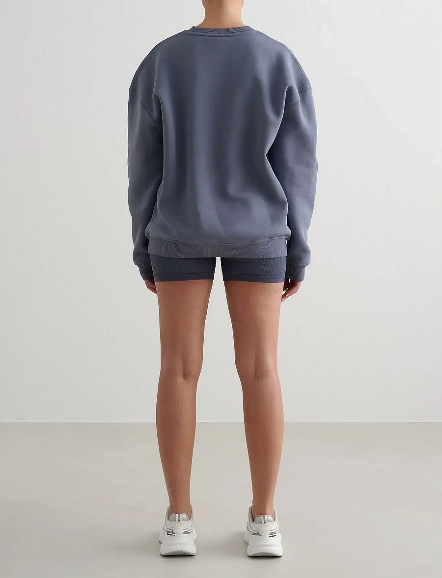 aim´n - Serif Sweatshirt - sweatshirts - storm blue - 5