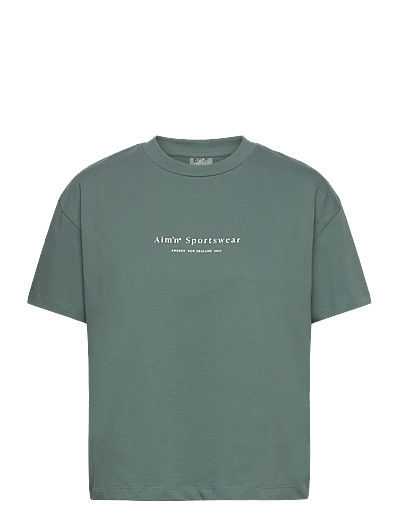 aim´n Serif Boxy T-Shirt - Oberteile - SAGE / green