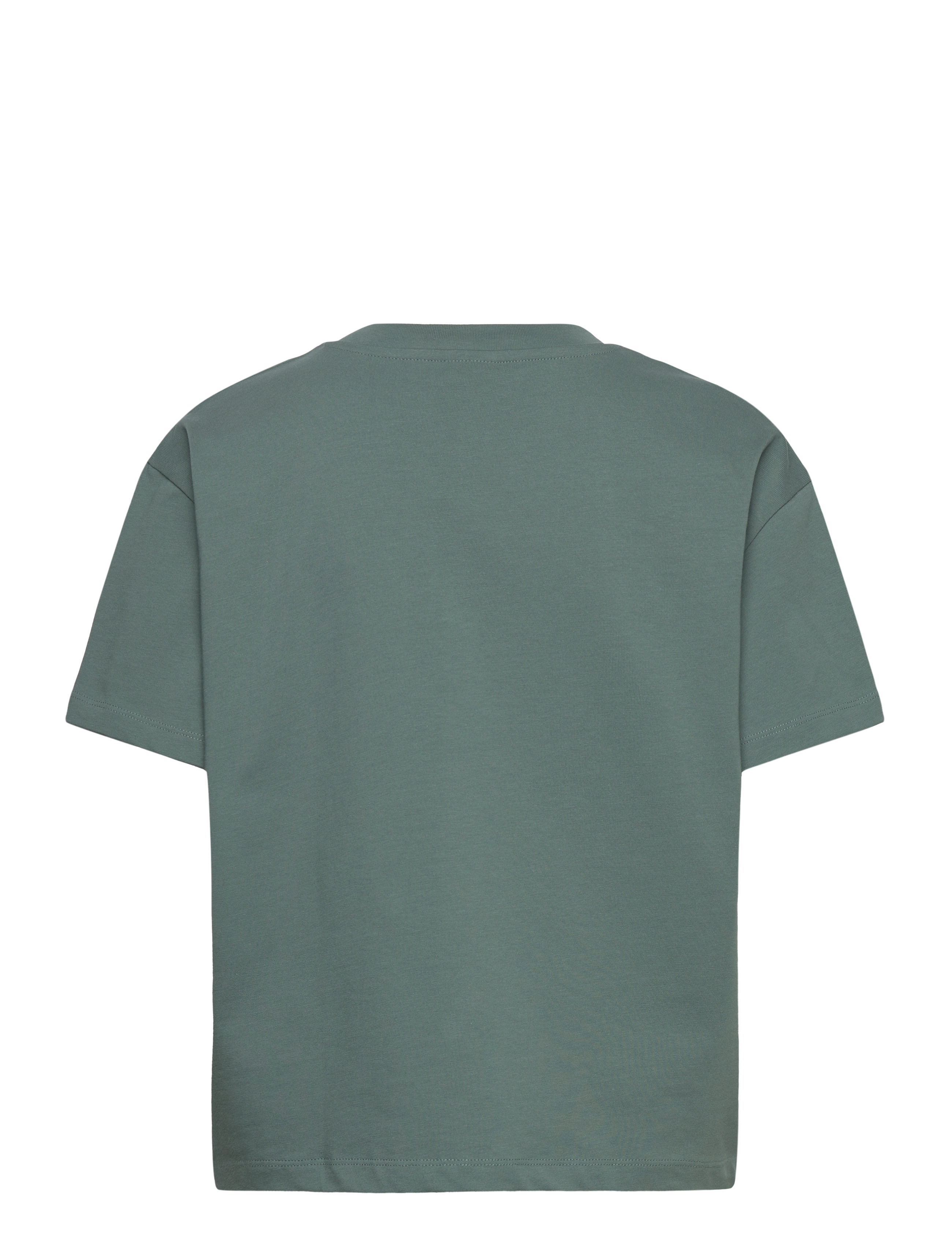 aim´n - Serif Boxy T-Shirt - t-shirts - sage - 2
