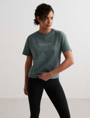 AIM'N - Serif Boxy T-Shirt - topper & t-skjorter - sage - 3