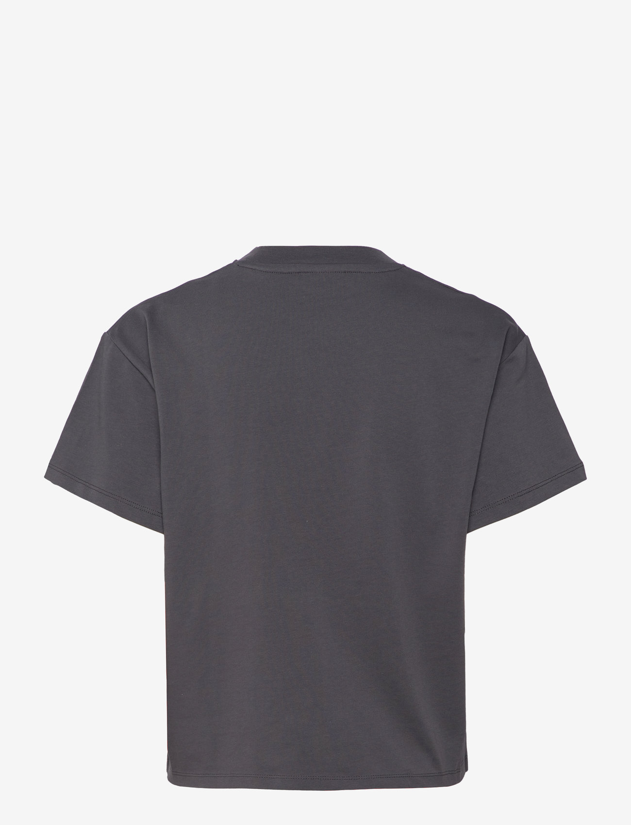 aim´n - Serif Boxy T-Shirt - t-shirts - shadow grey - 2