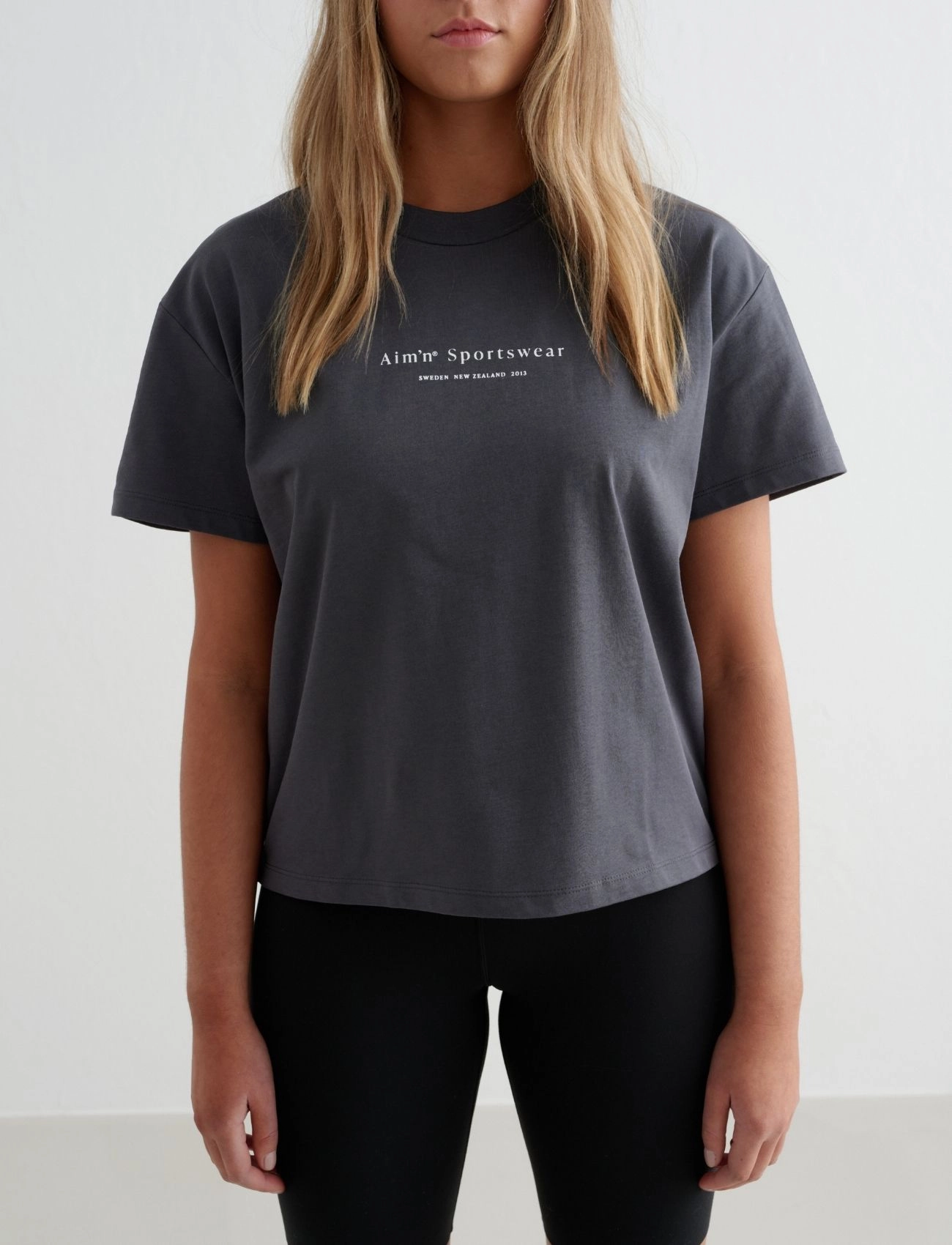 Serif Boxy T-Shirt