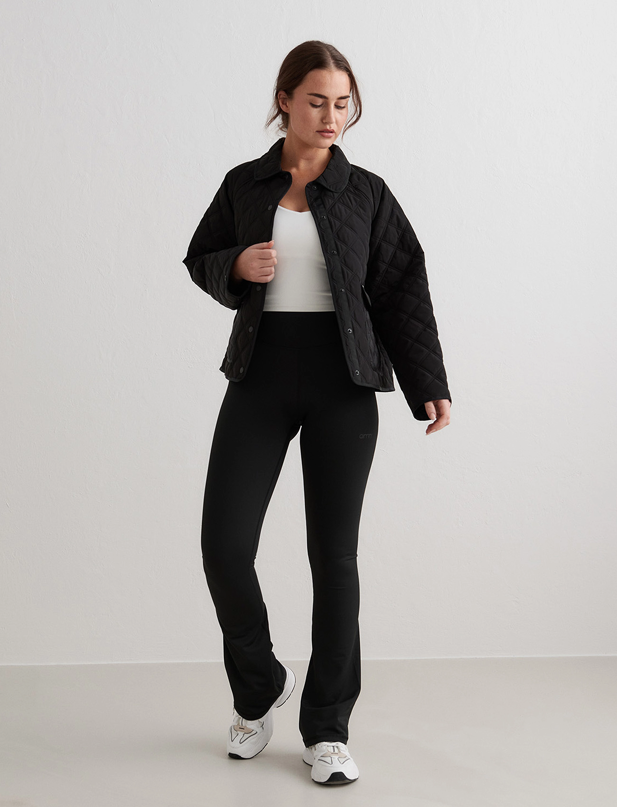 aim ́n Quilted Femme Jacket, L, Jackets, Schwarz - Frauen
