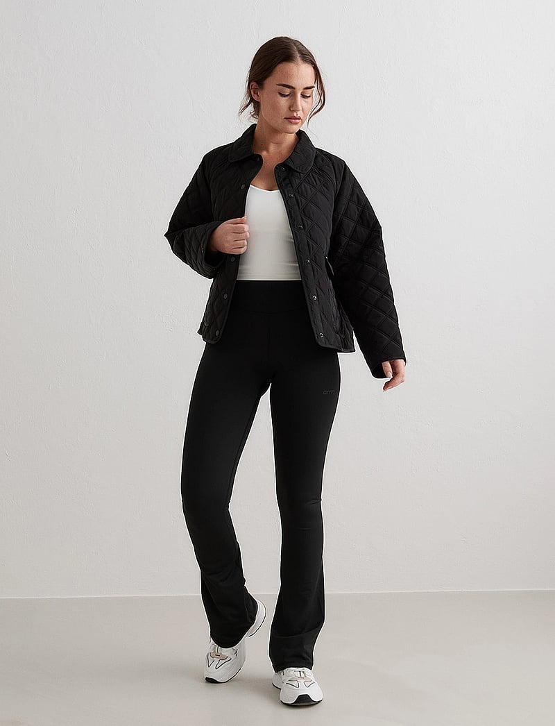 aim´n - Quilted Femme Jacket - outerwear - black - 0