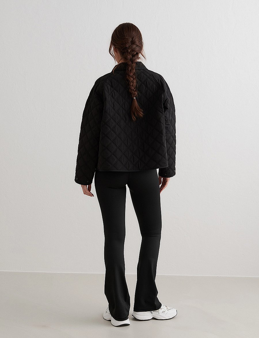 aim´n - Quilted Femme Jacket - uformelle jakker - black - 3