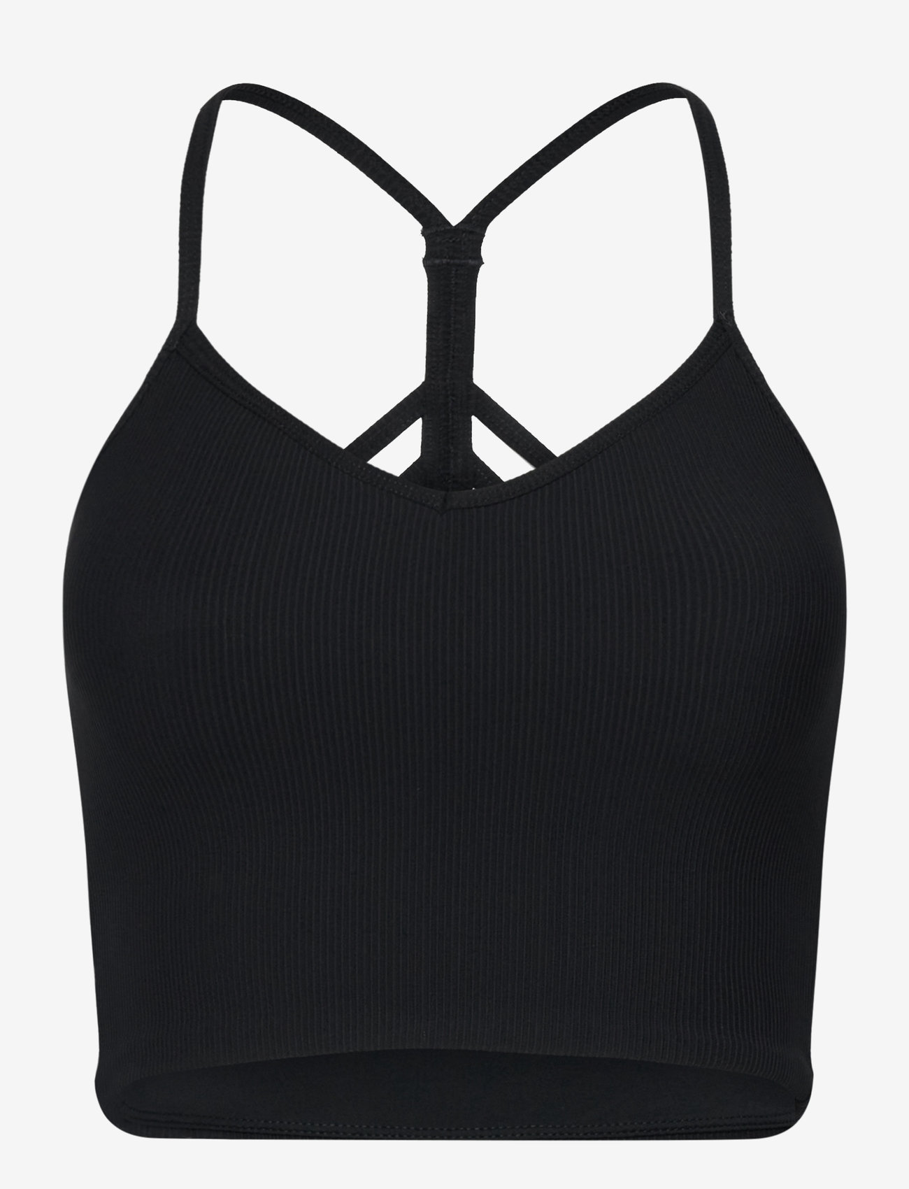 aim´n - Ribbed Performance Bralette - crop tops - black - 1