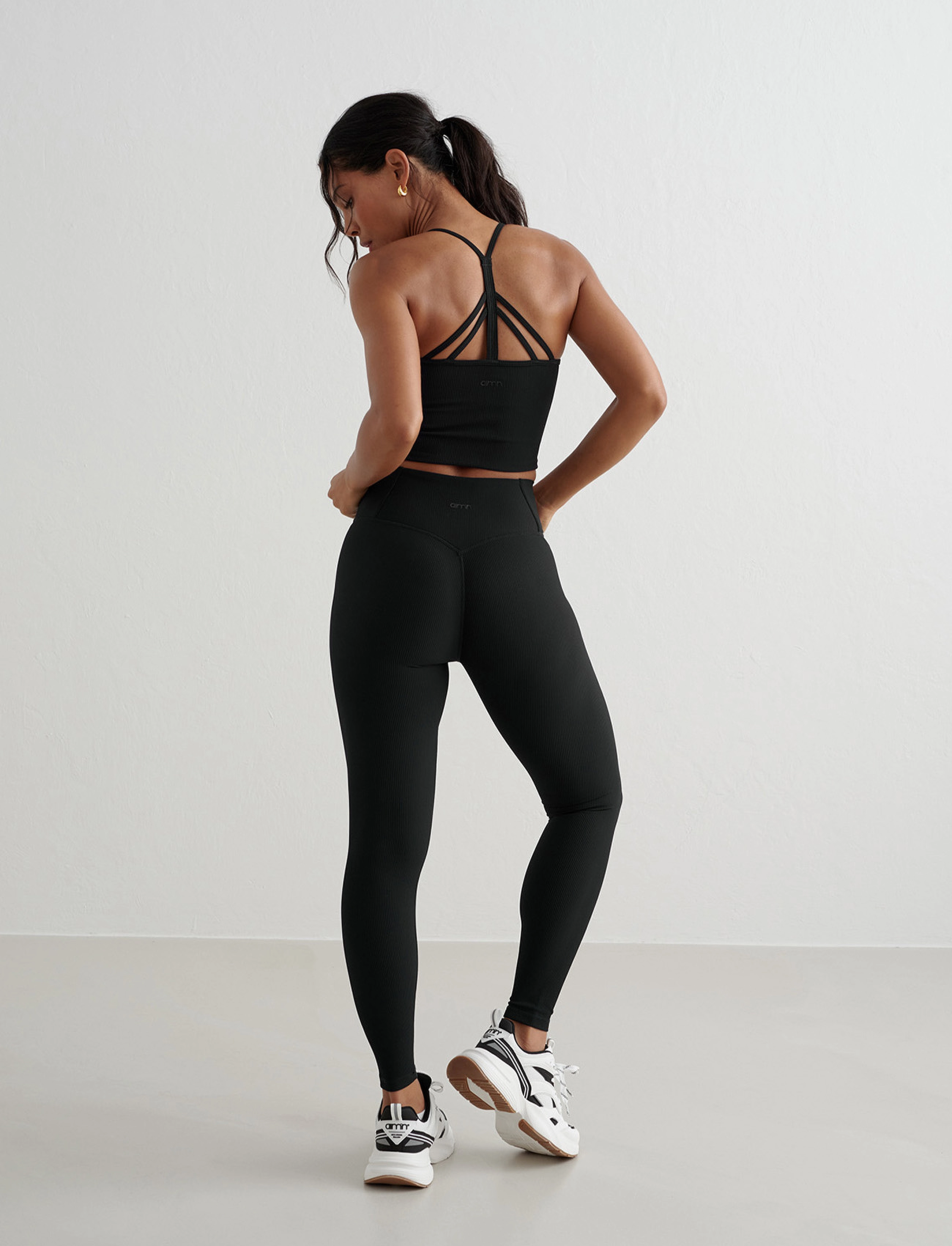 Aimn Ribbed Performance Bralette sport bh dam – bild 6