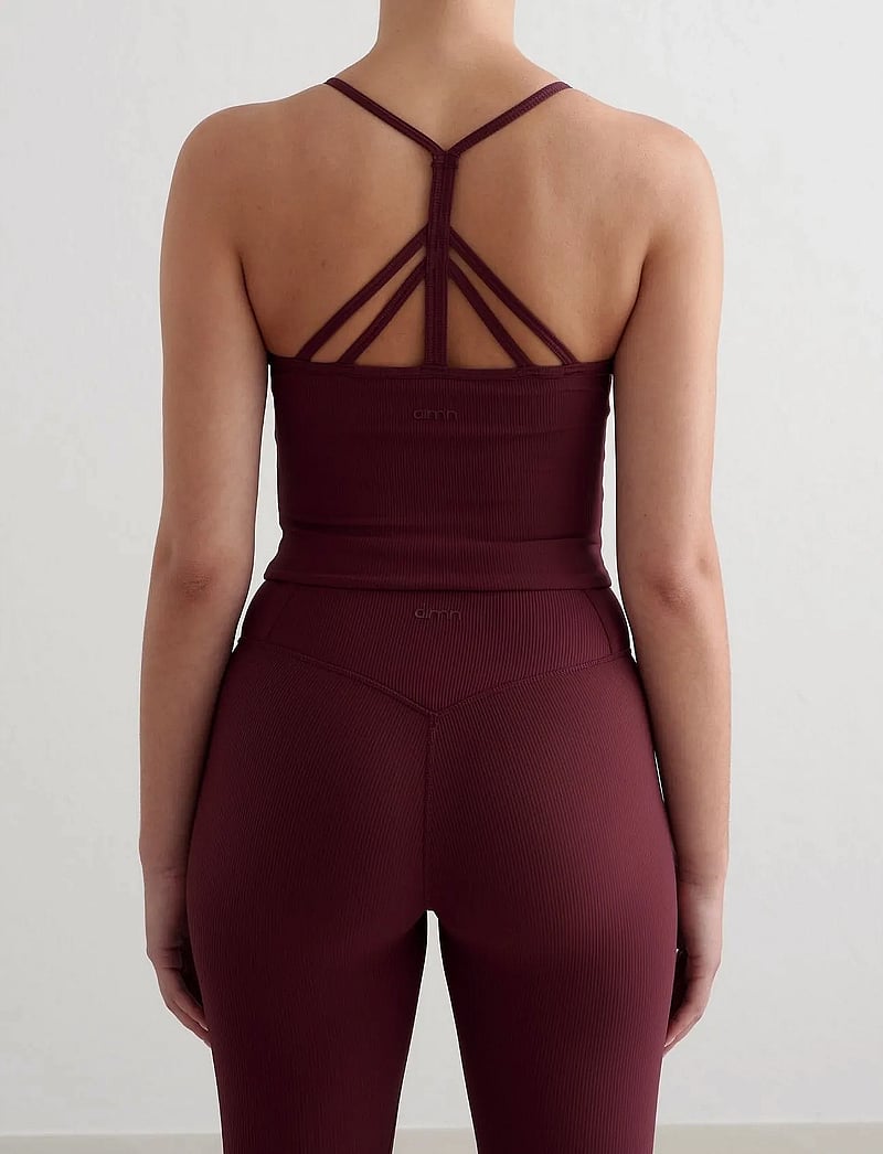 aim´n - Ribbed Performance Bralette - sport-bhs - cherry - 1