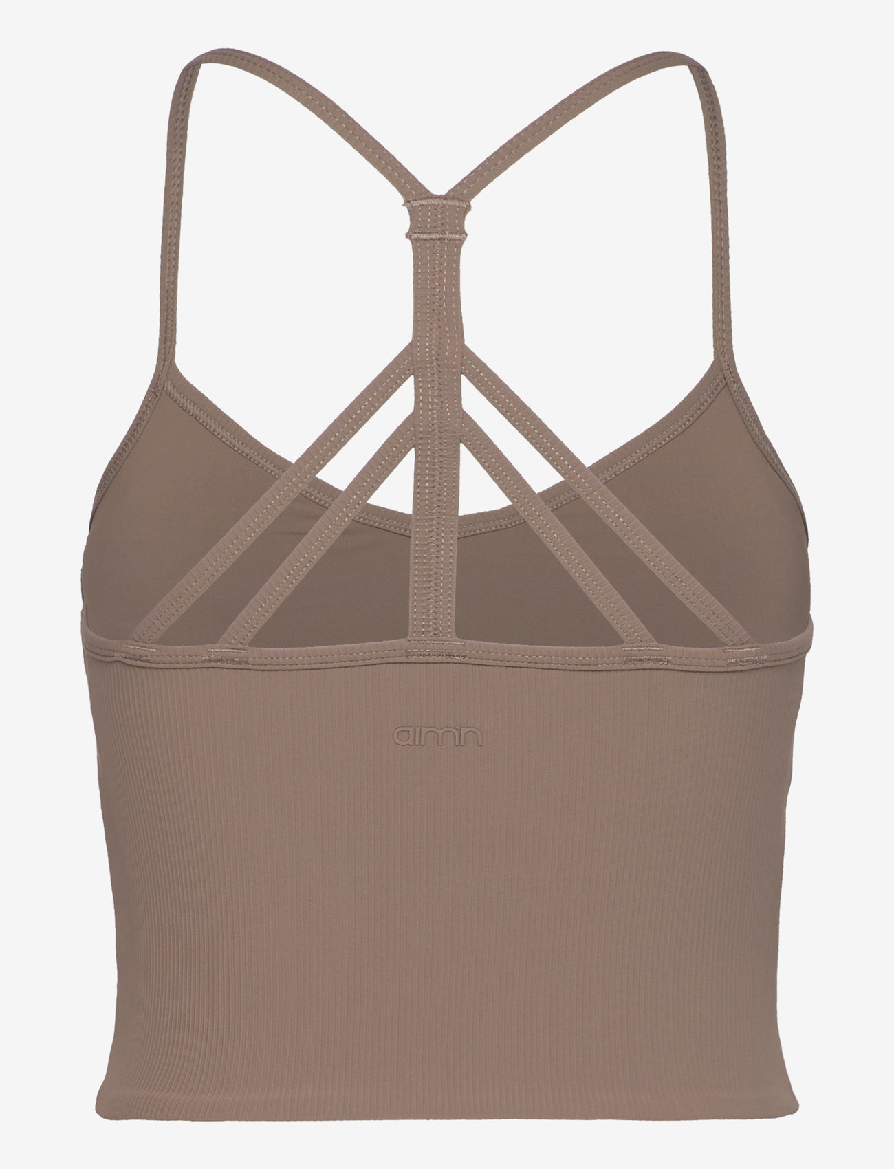 aim´n - Ribbed Performance Bralette - crop tops - nougat - 1