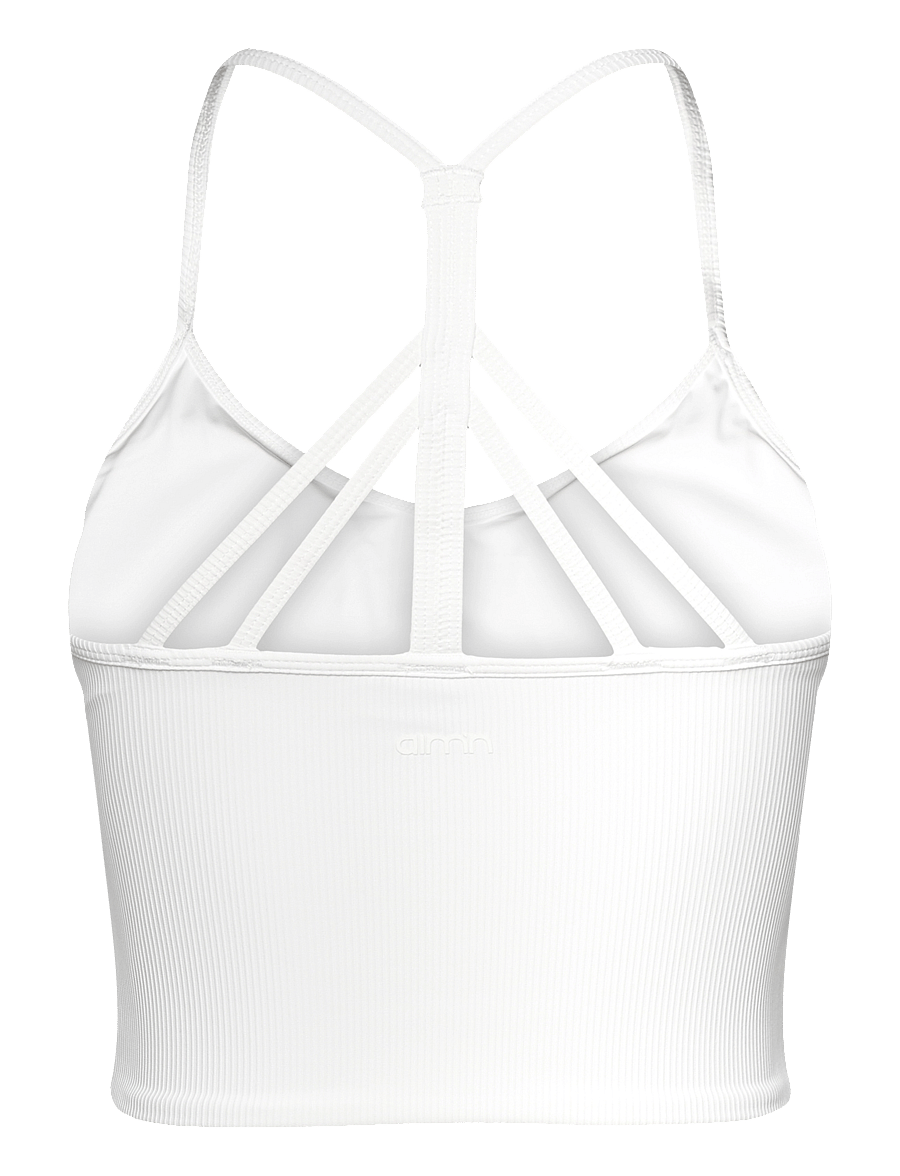 aim´n - Ribbed Performance Bralette - sports-bh'er - white - 2