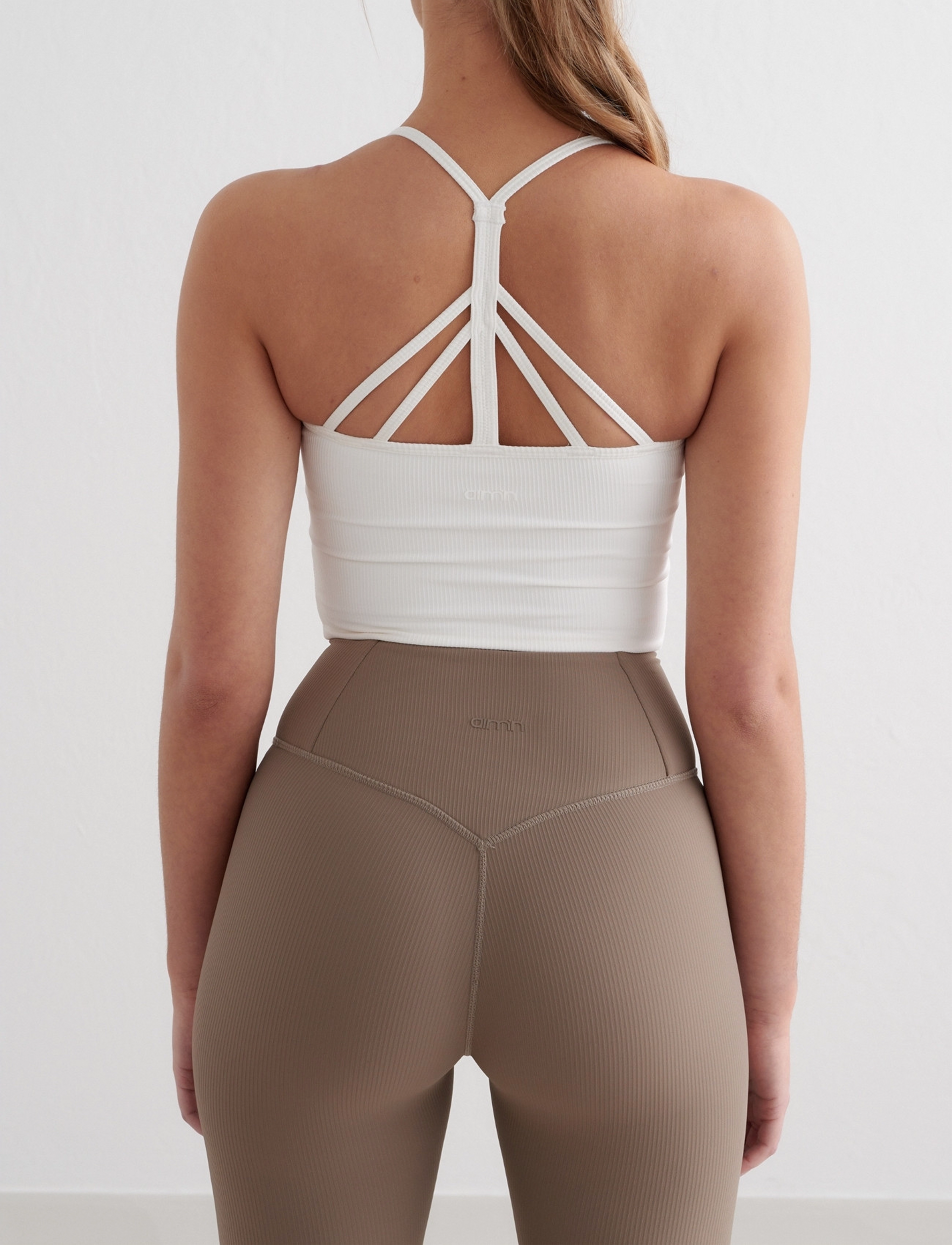 aim´n - Ribbed Performance Bralette - die niedrigsten preise - white - 3