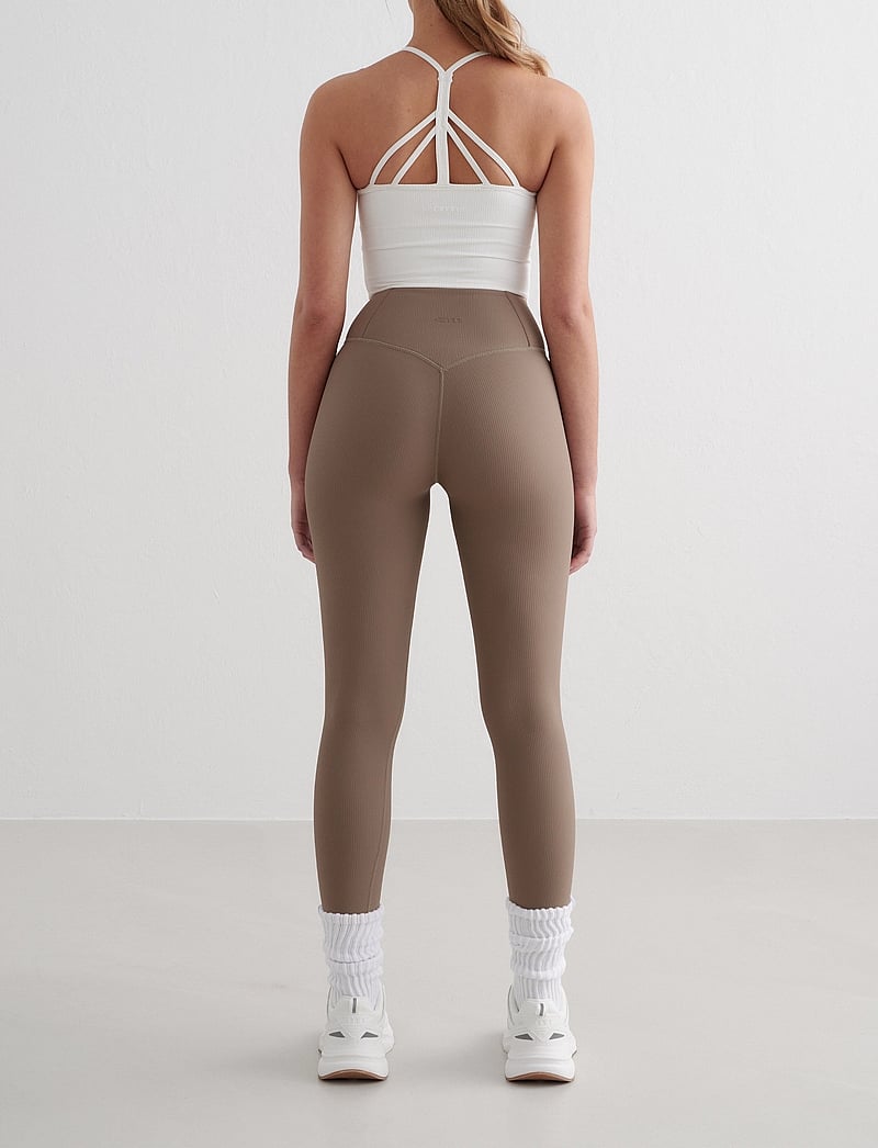 aim´n - Ribbed Performance Bralette - crop tops - white - 4