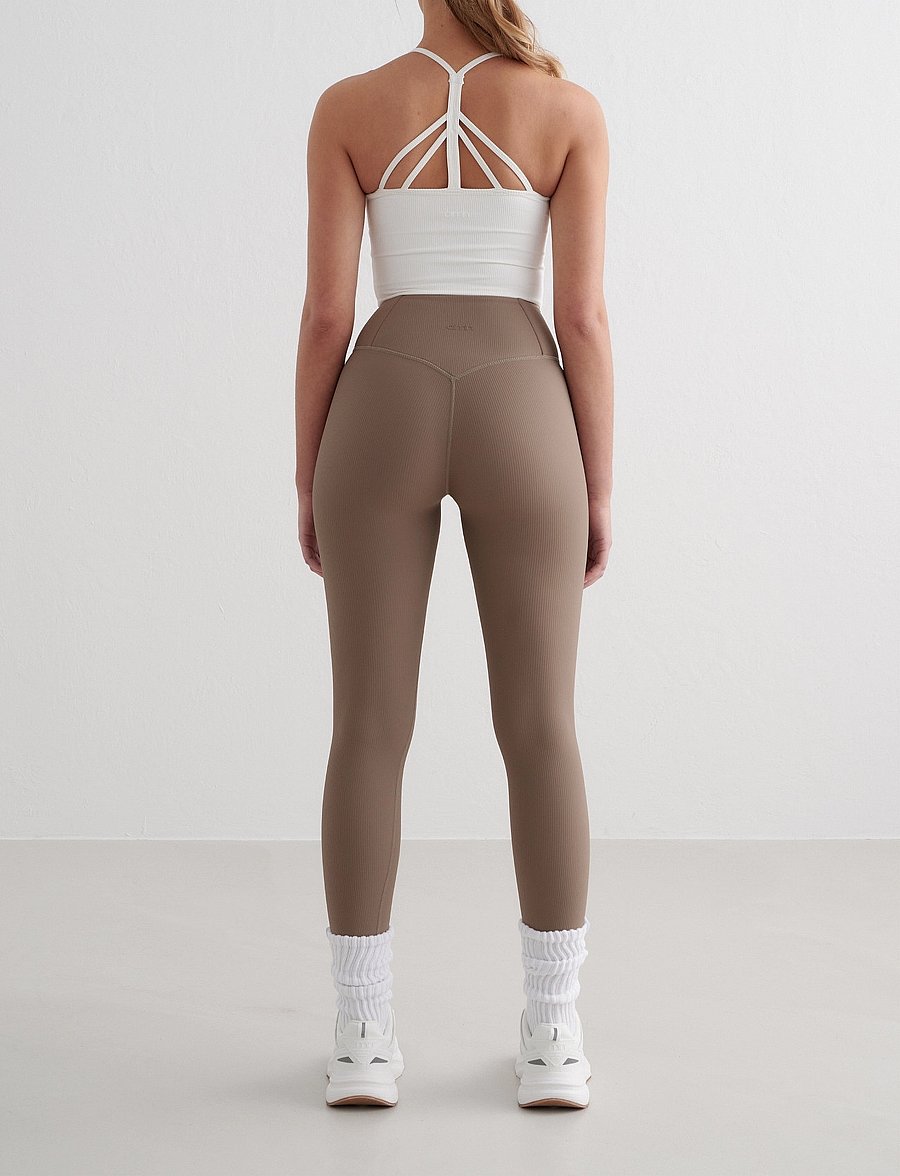 aim´n - Ribbed Performance Bralette - sports-bh'er - white - 4