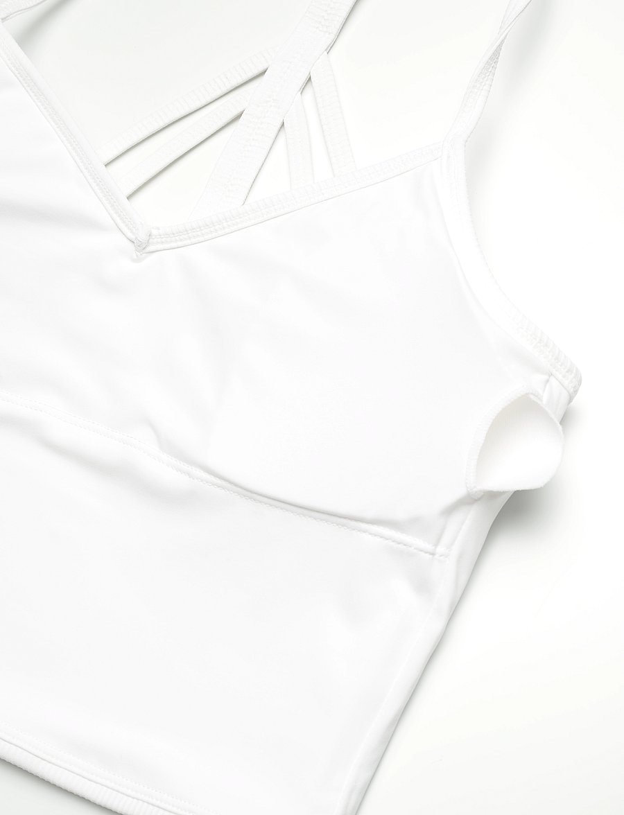 aim´n - Ribbed Performance Bralette - sports-bh'er - white - 5