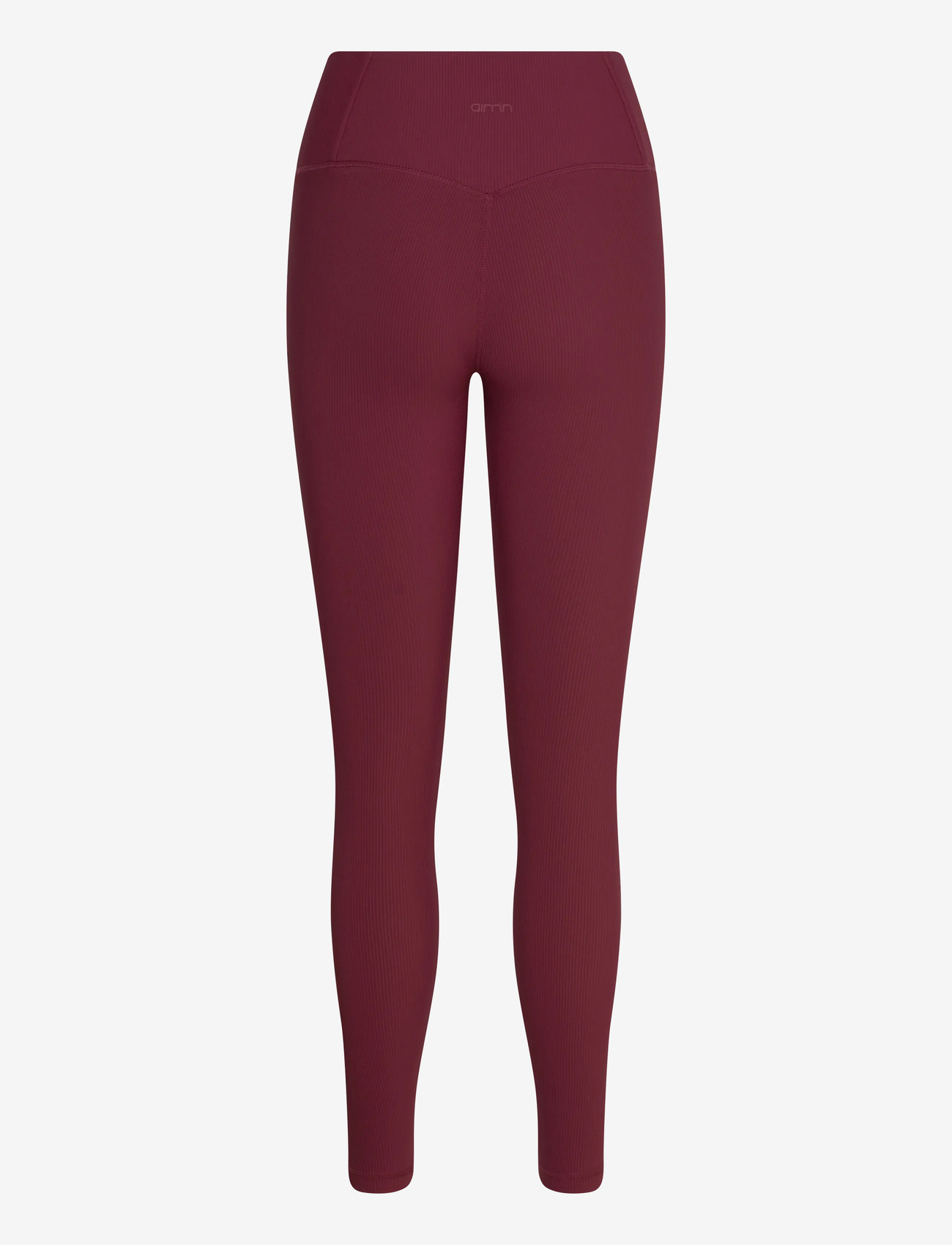 aim´n - Ribbed Performance Tights - jooksu- ja treeningretuusid - cherry - 1