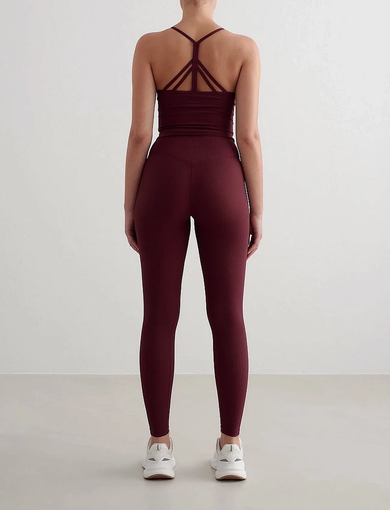 aim´n - Ribbed Performance Tights - training tights - cherry - 3