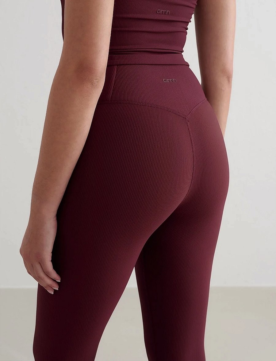 aim´n - Ribbed Performance Tights - täispikkus - cherry - 4