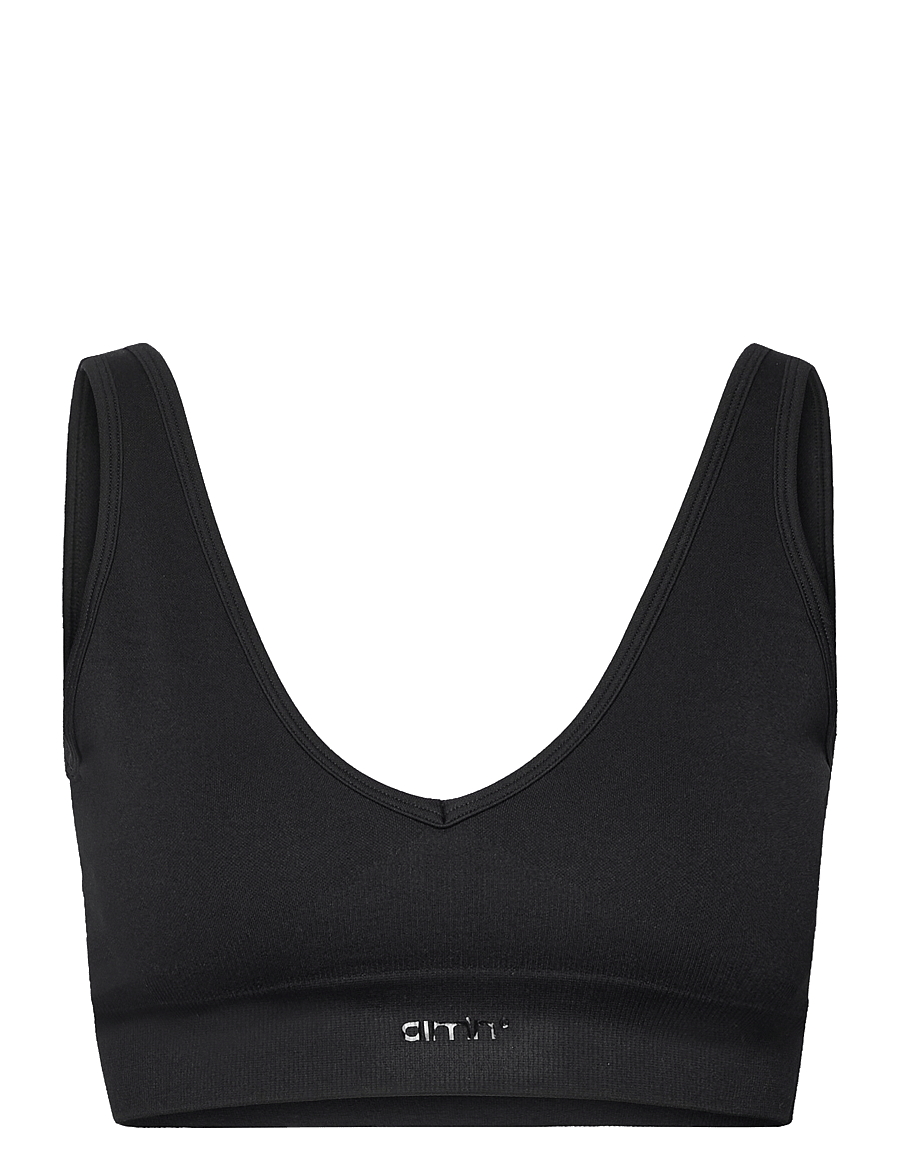 aim´n - Shape Seamless Deep Cut Bra - sport-bhs - black - 1