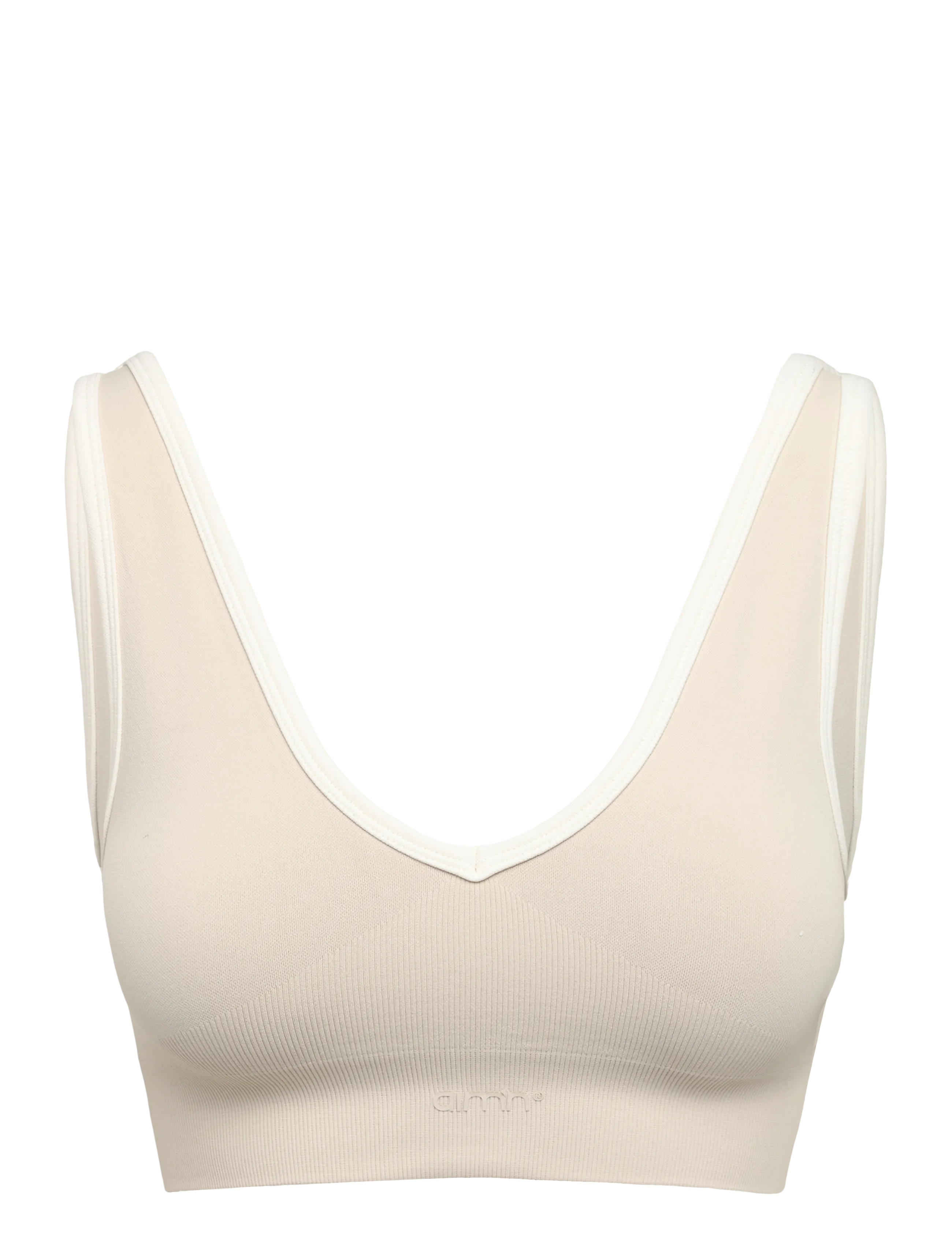 aim´n Shape Seamless Deep Cut Bra - Sport bras: Low - SAND / beige