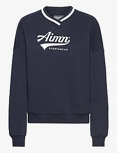 Pitch V-Neck Sweatshirt, AIM'N