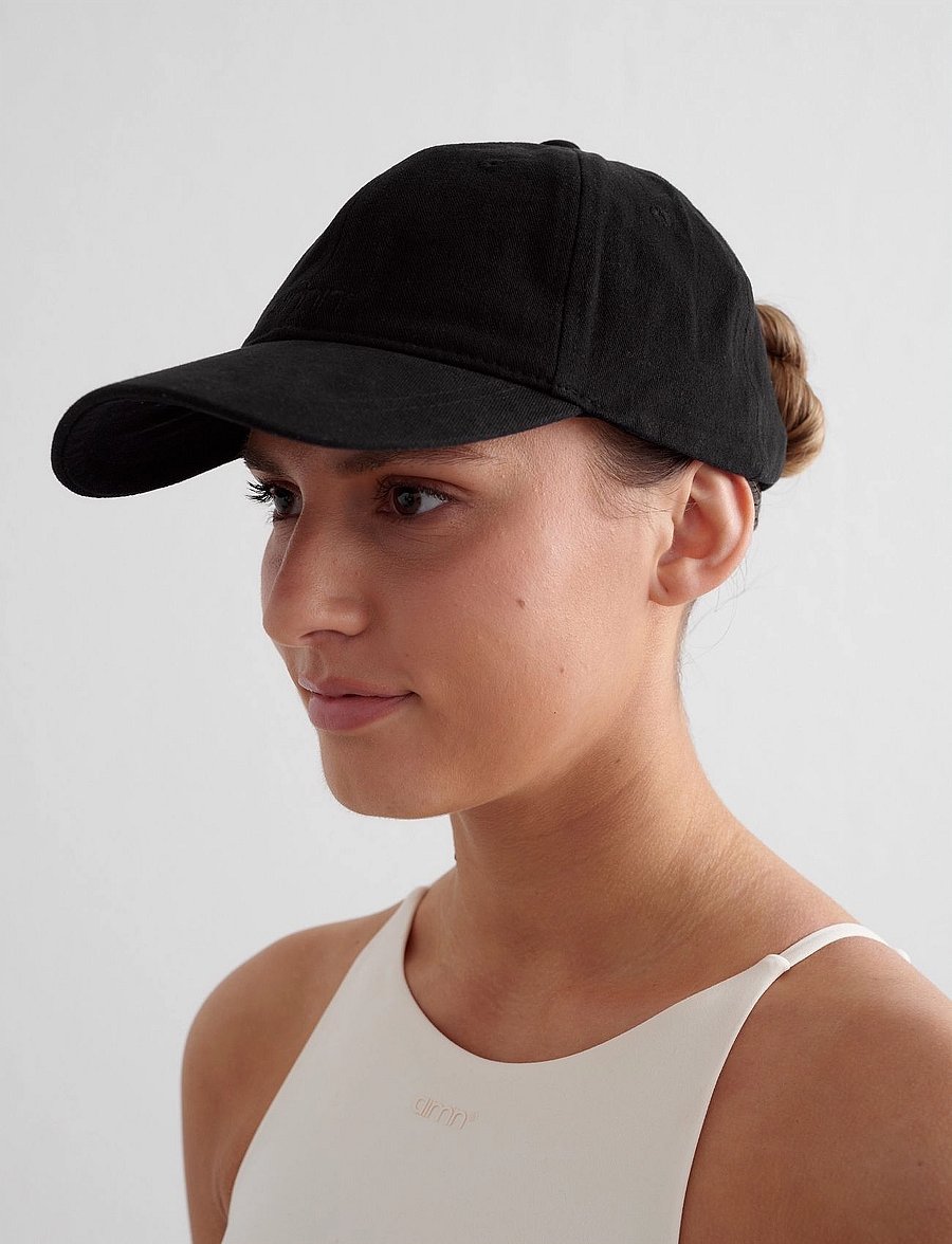 aim´n - Small Logo Cap - nokamütsid - black - 2