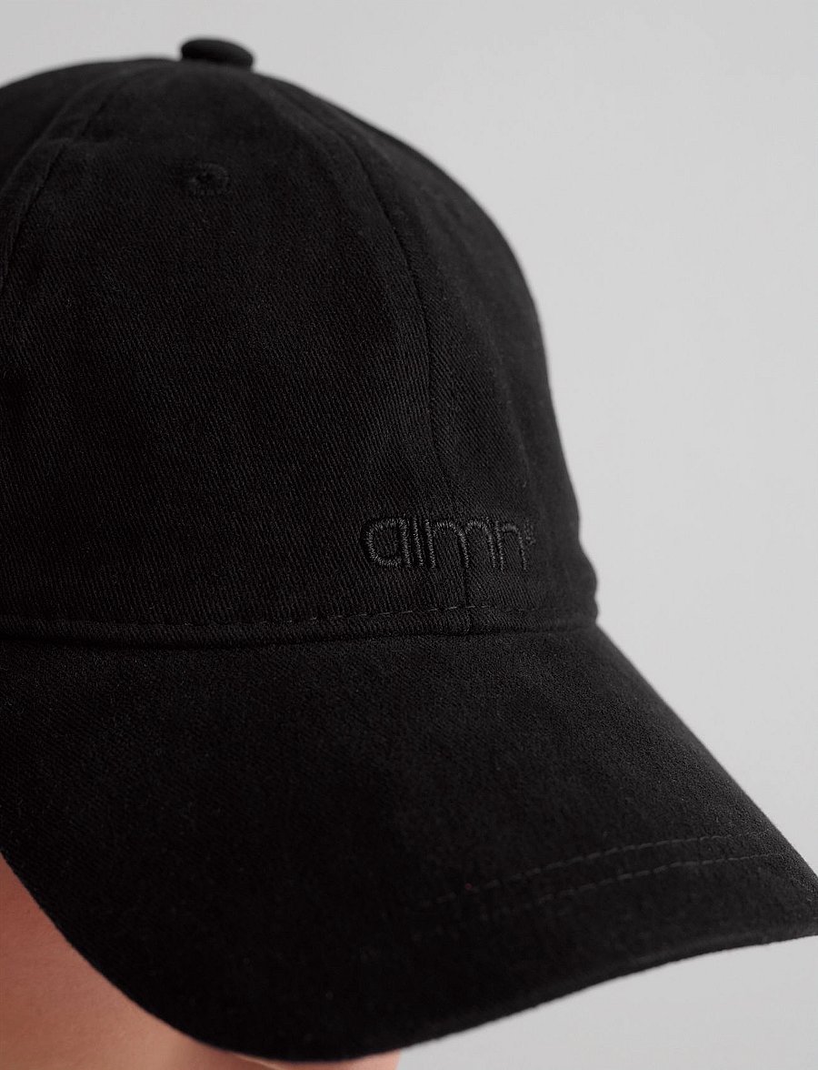aim´n - Small Logo Cap - nokamütsid - black - 5