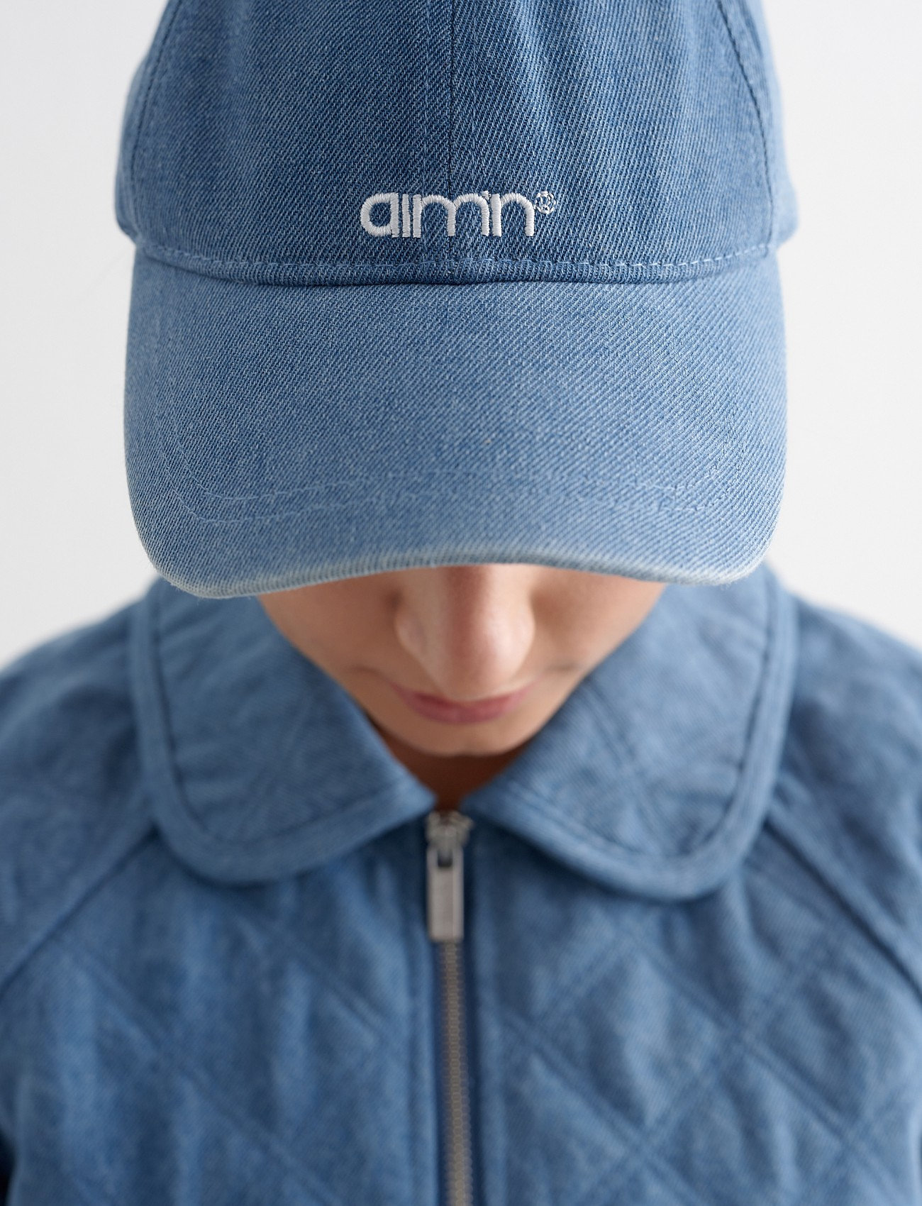aim´n - Small Logo Cap - julegaver under 300kr - denim - 2