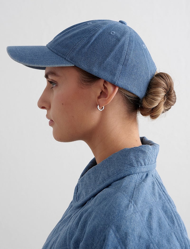 aim´n - Small Logo Cap - hattar & kepsar - denim - 3