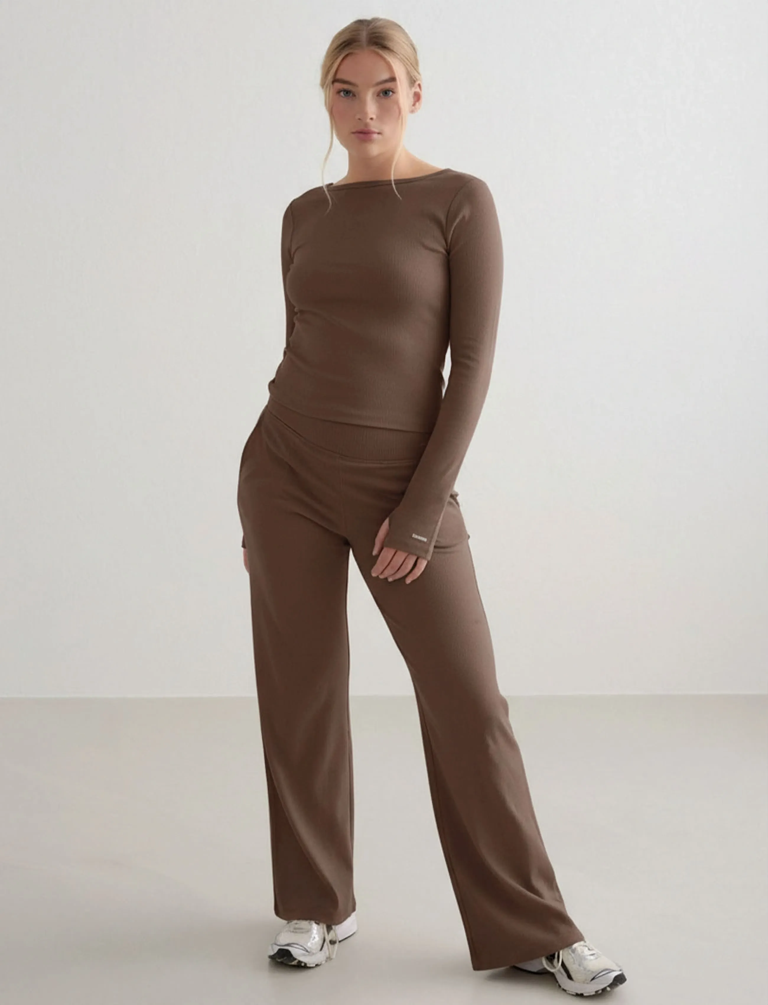 Ease Ribbed Long Sleeve Top 3