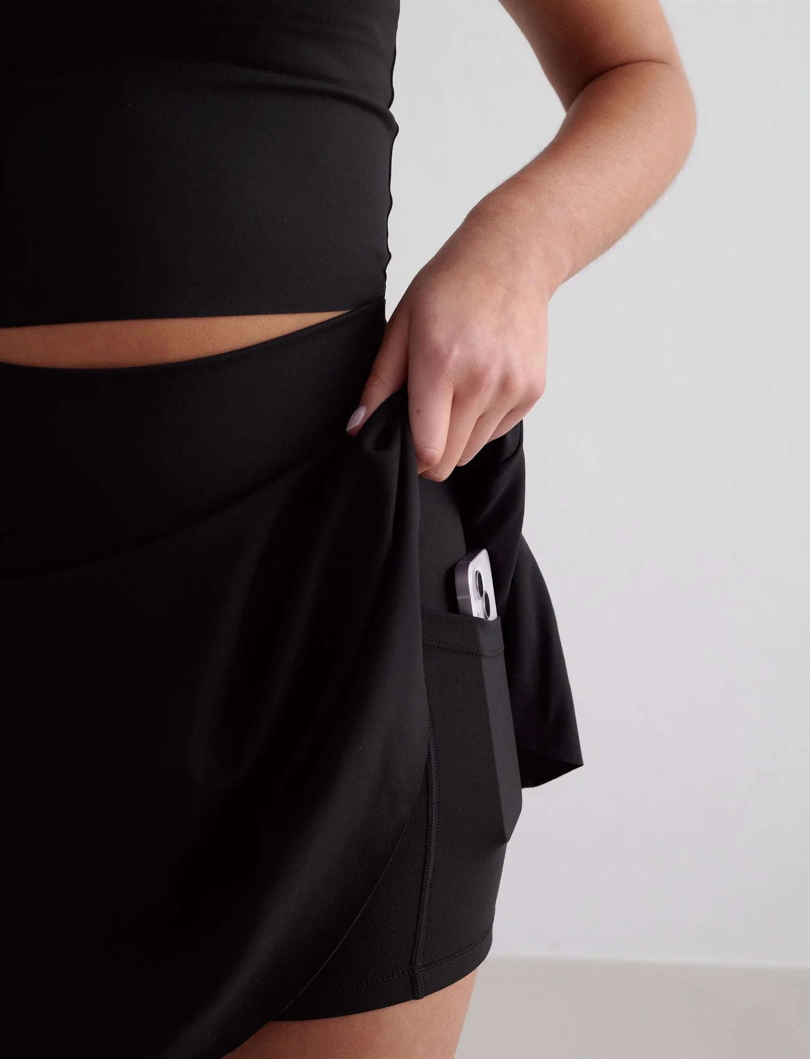 aim´n - Sense Skort - skorts - black - 5
