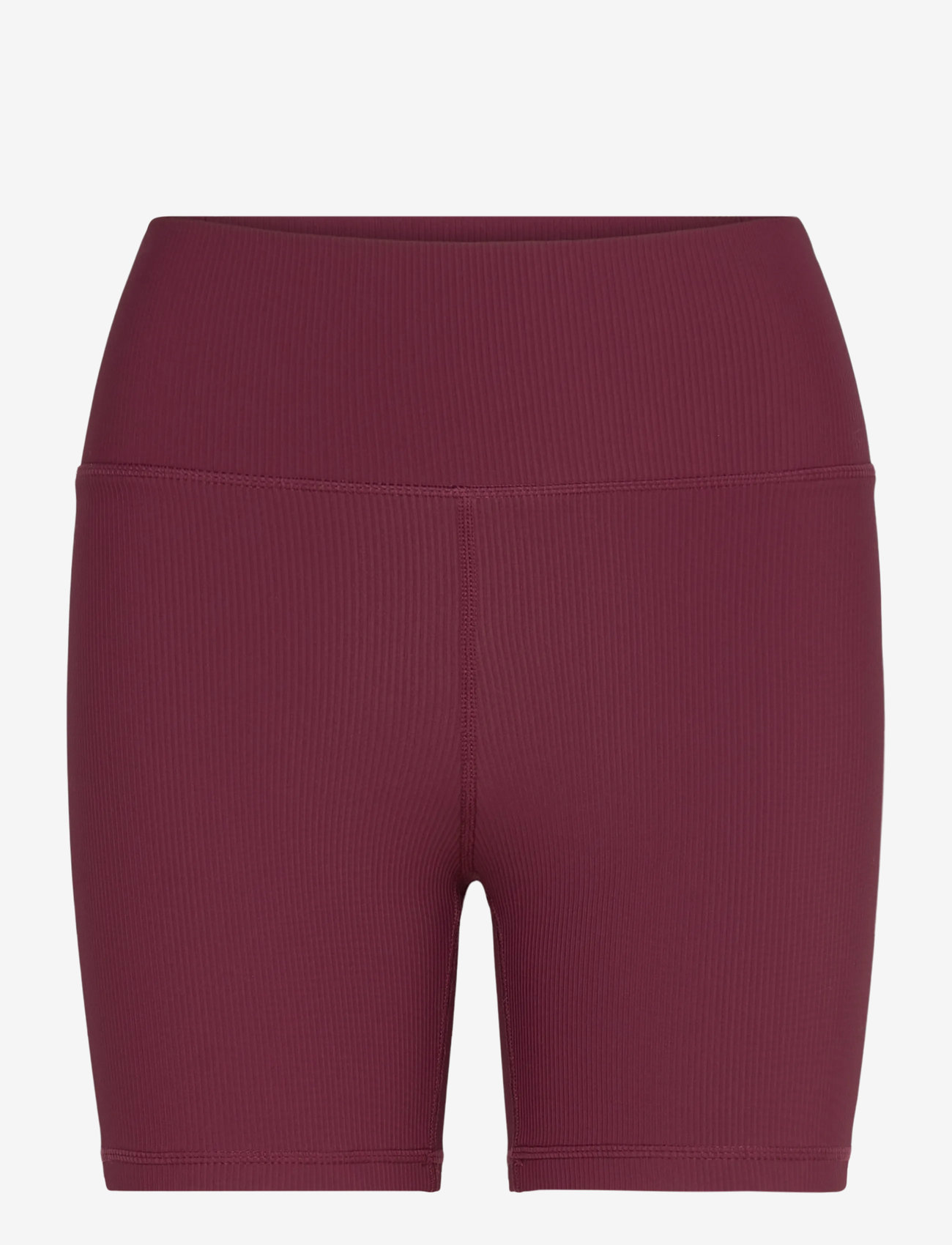 aim´n - Ribbed Performance Midi Biker Shorts - shorts - cherry - 1
