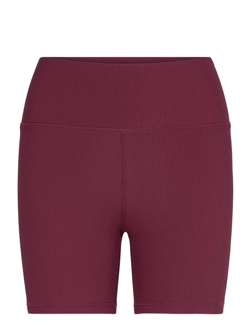 aim´n - Ribbed Performance Midi Biker Shorts - shorts - cherry - 1