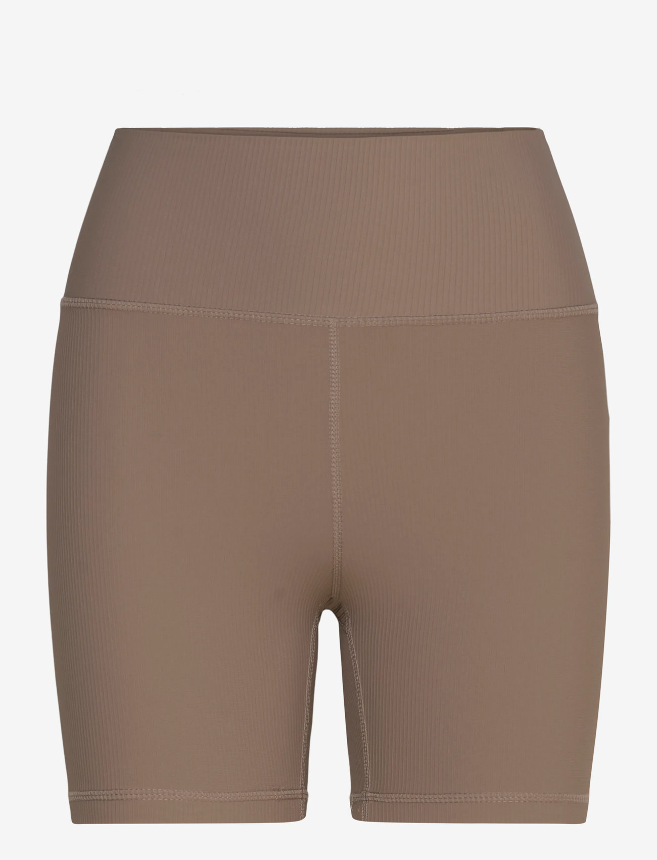 aim´n - Ribbed Performance Midi Biker Shorts - shorts - nougat - 0