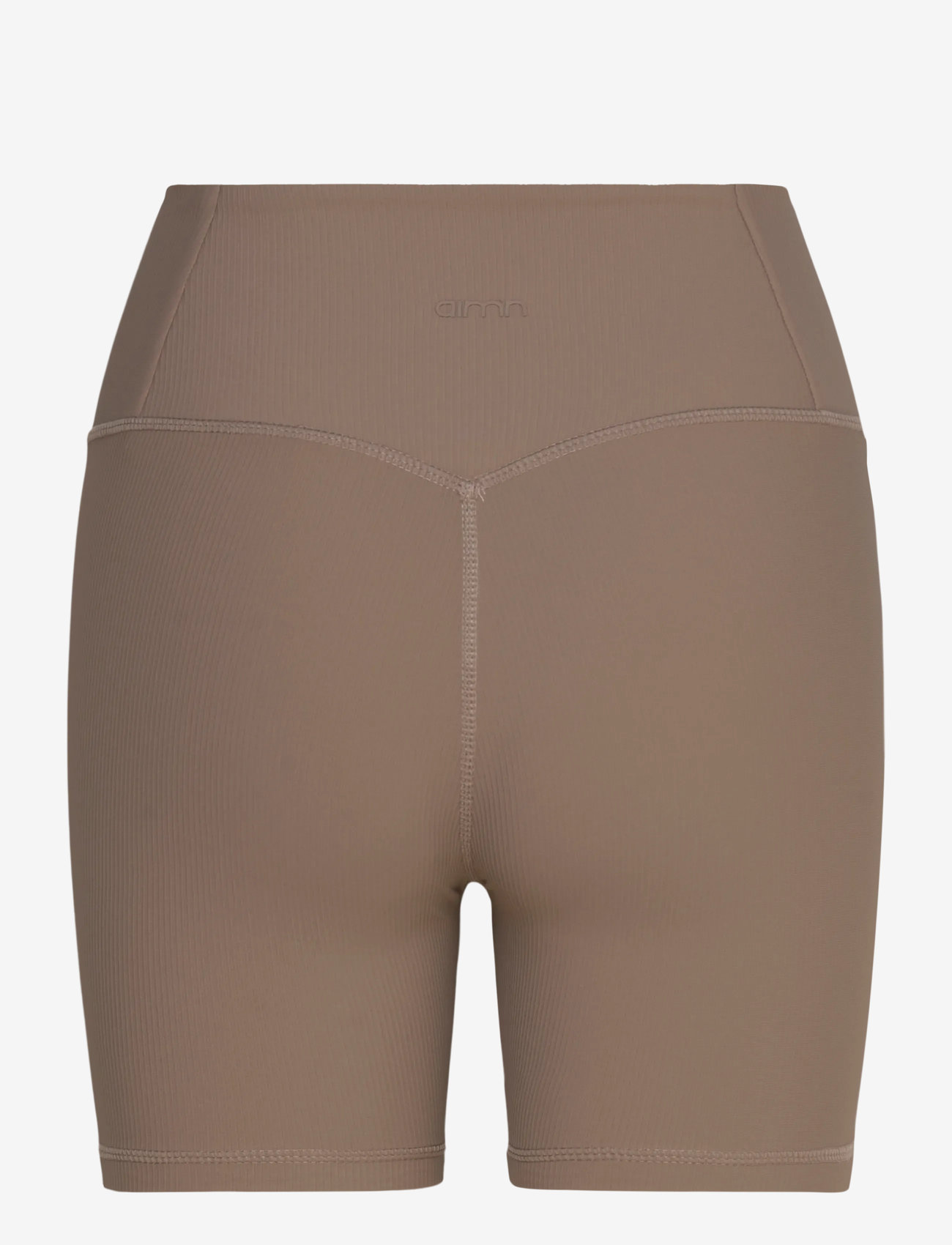 aim´n - Ribbed Performance Midi Biker Shorts - shorts - nougat - 1