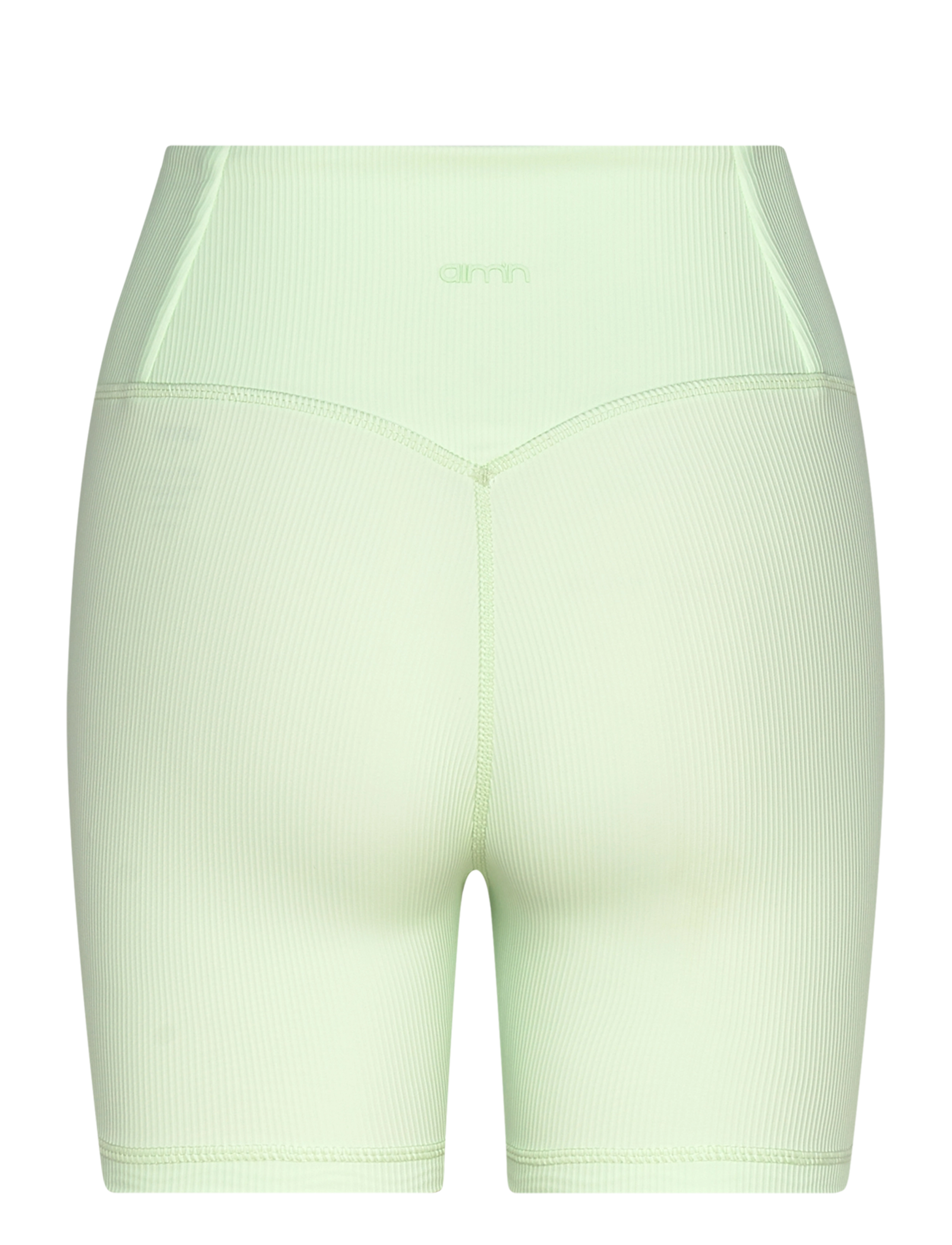 aim´n - Ribbed Performance Midi Biker Shorts - shorts - spearmint - 2