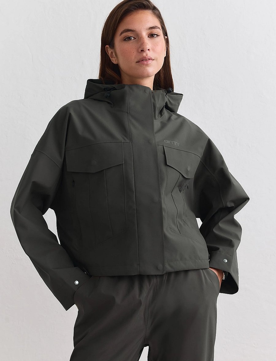 aim´n - Waterproof Jacket - träningsjackor - dark ivy - 0