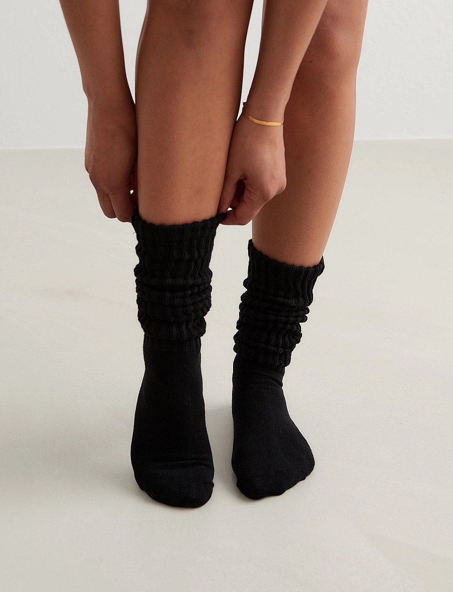 aim´n - Slouch Socks - strümpfe - black - 0